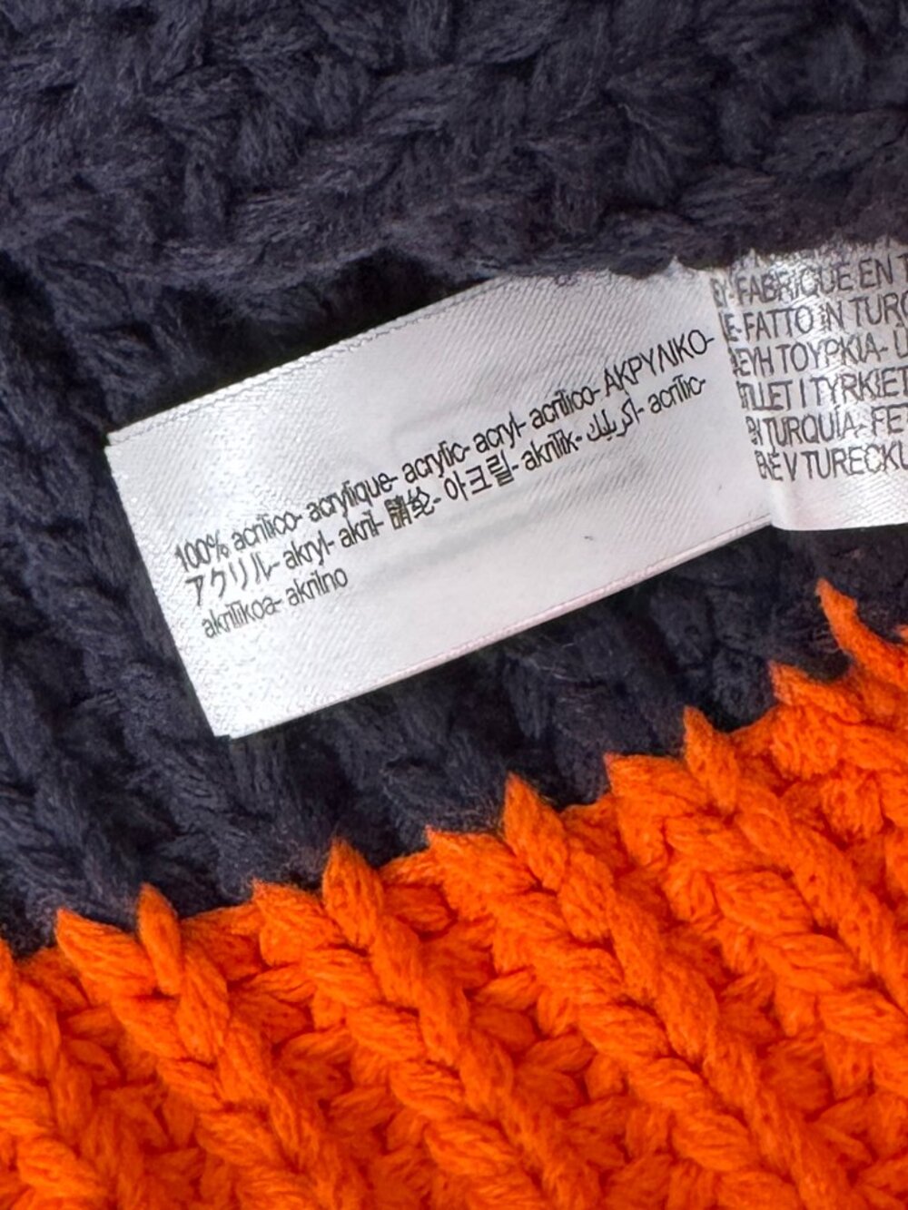 ZARA CHUNKY KNIT COLORBLOCK OVERSIZE SUMMER TO AUTUMN PREPPY CLASSIC CASUAL S - Picture 9 of 11